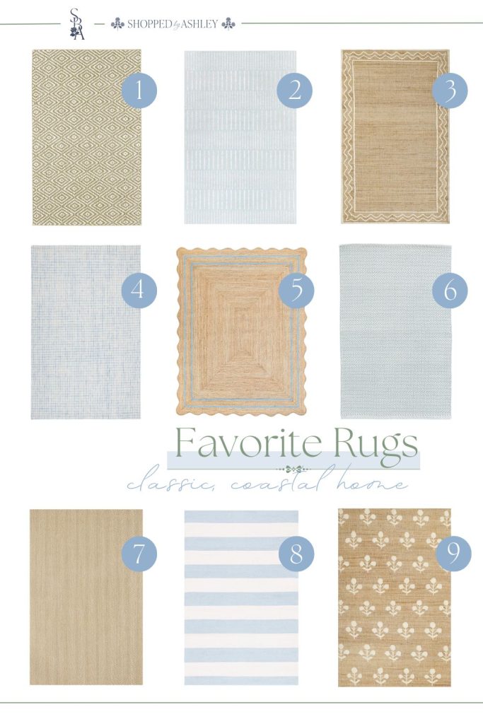 collage of favorites rugs